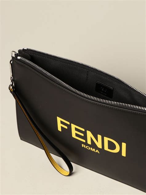 pochette fendi uomo|fendi baguette pouch.